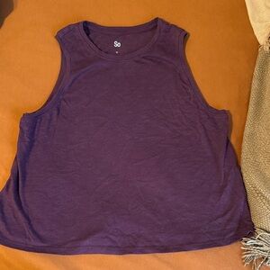 SO Women's Deep Purple Muscle Tee